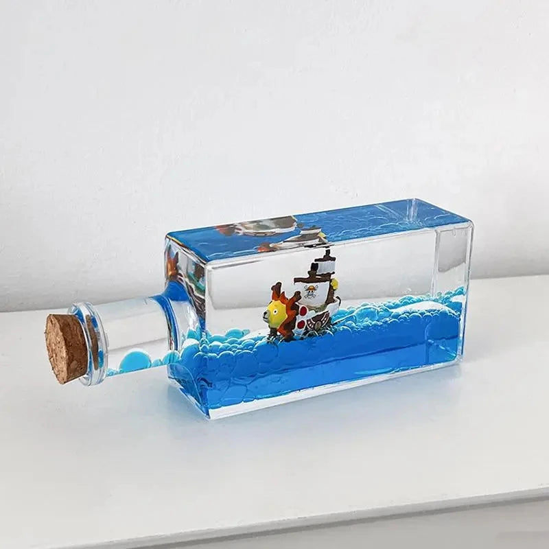 Unsinkable Ship Thousand Sunny Pirate Ship In A Bottle Box, Non Sinking Op Anime Boat Model Fluid Drift Bottle Decorations Desk Decor Ornament For Boys Girls Gift Thousand Sunny C Unsinkable Ship Thousand Sunny Pirate Ship In A Bottle Box, Non Sinking Op Anime Boat Model Fluid Drift Bottle Decorations Desk Decor Ornament For Boys Girls Gift Thousand Sunny C