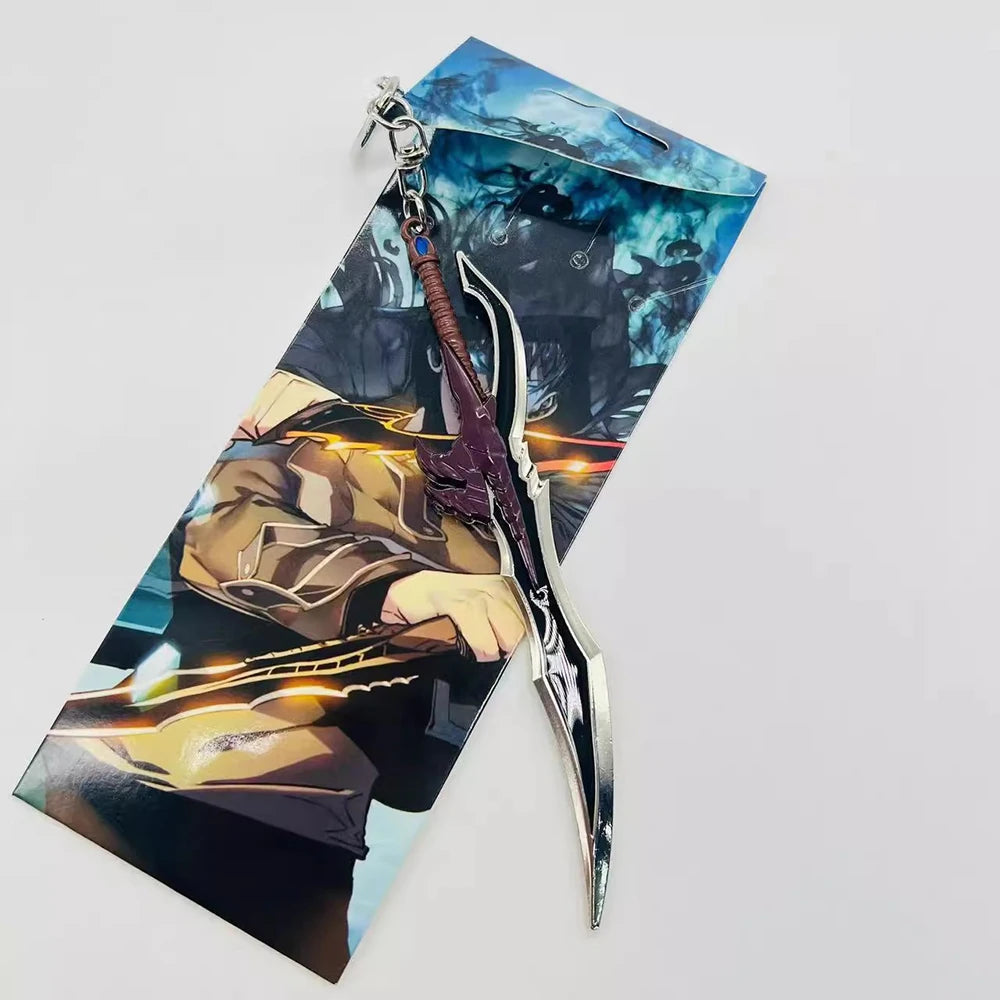 Solo Leveling Anime Keychain – Sword Pendant Keyring