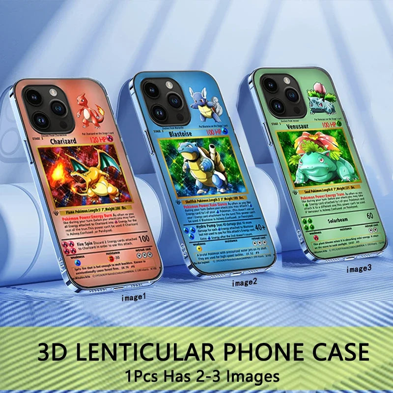 3D Phone Case Anime Pokemon