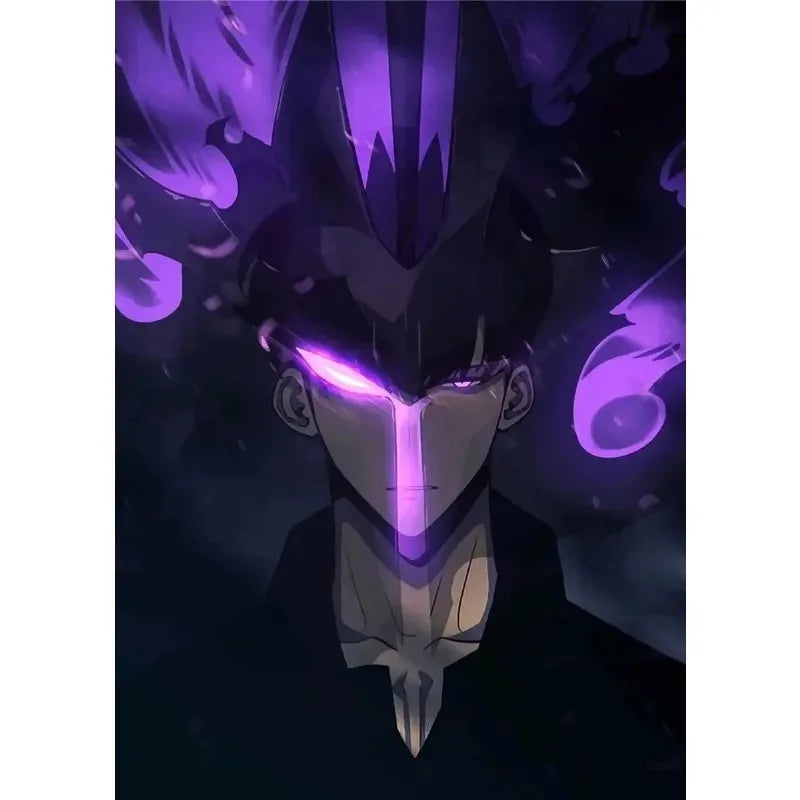 Solo Leveling Anime Canvas Poster – Comic Art Wall Decor