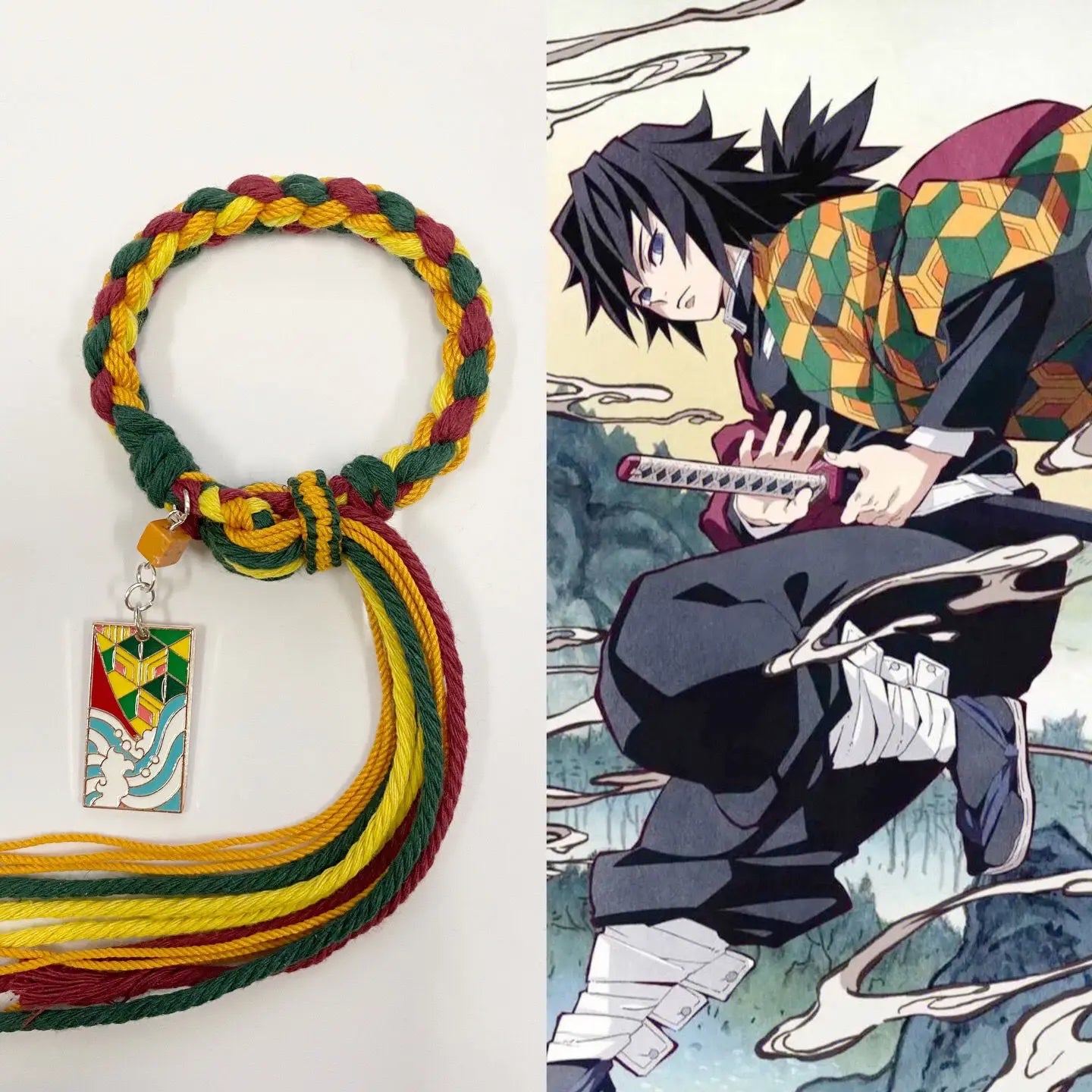 Demon Slayer Braided Bracelets