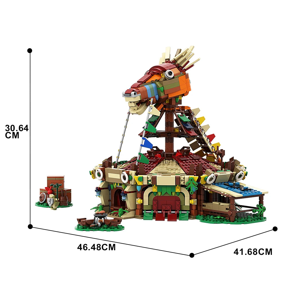 Zelda Horse Stable Building Block Set