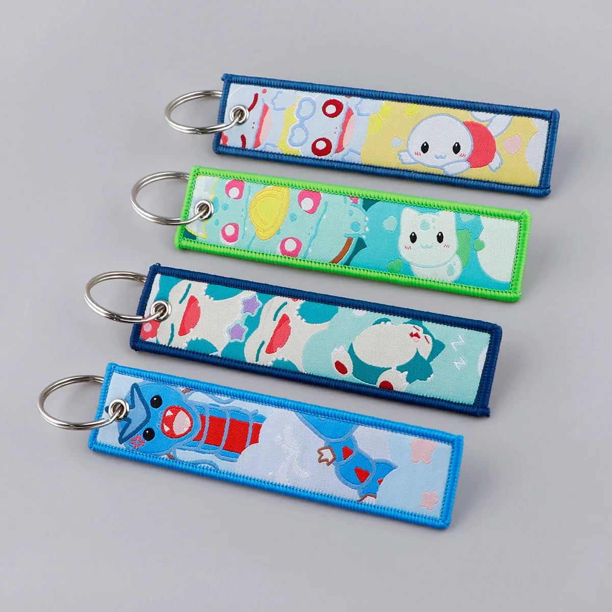 Embroidered Pokémon Keychains – Unique Accessories for Fans