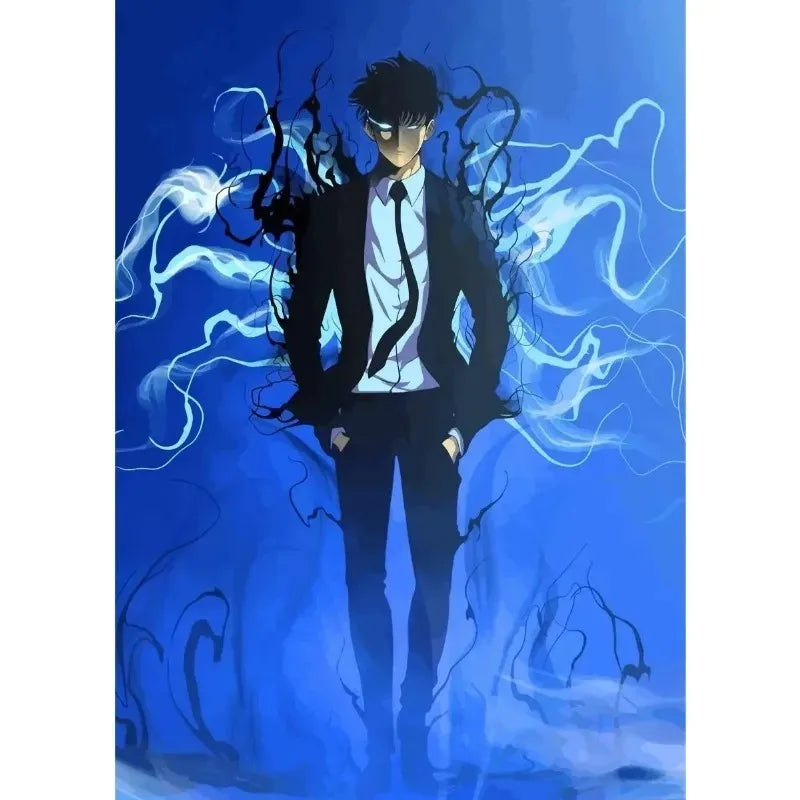 Solo Leveling Anime Canvas Poster – Comic Art Wall Decor