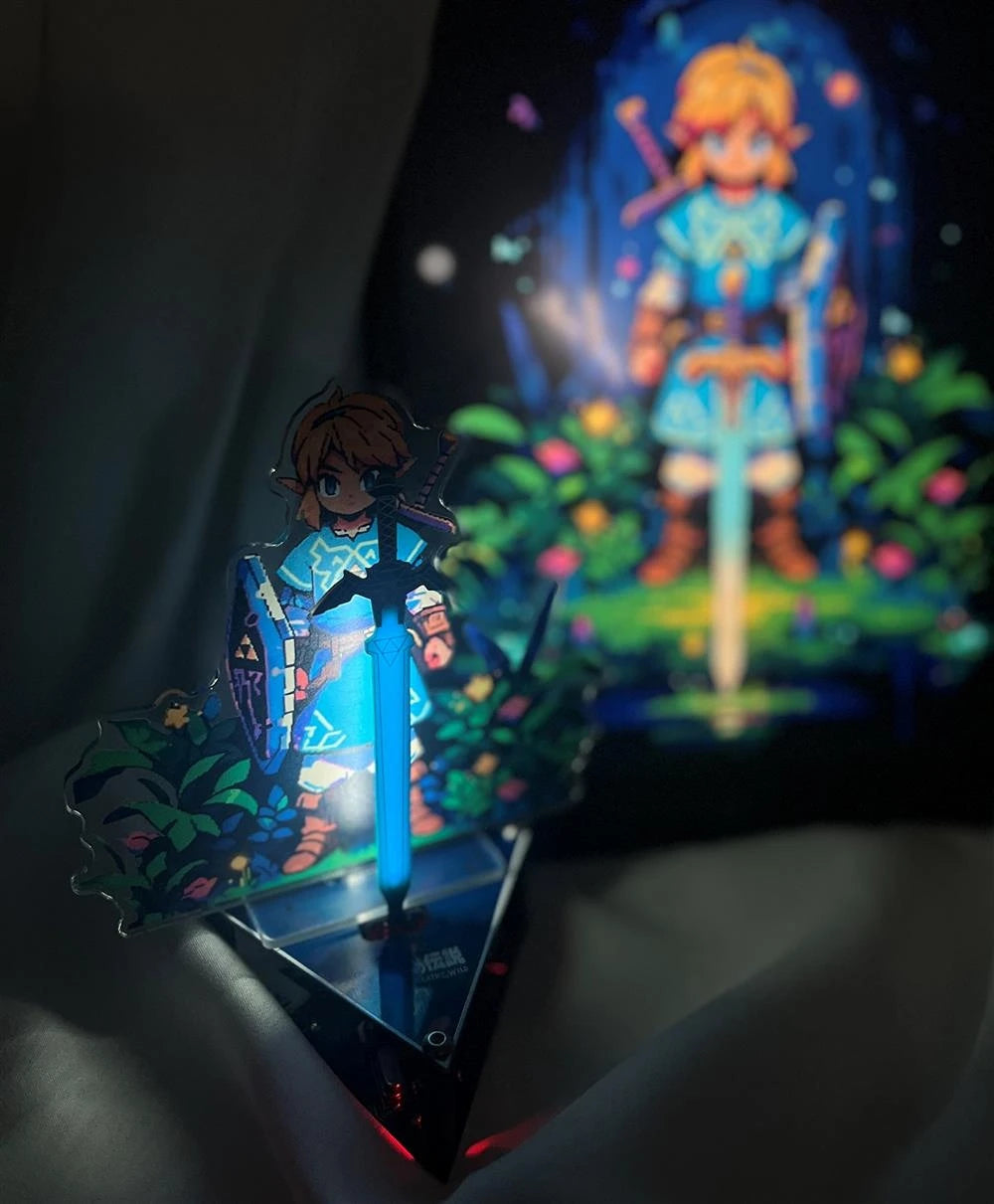 Legends Zeldas Figures Master Sword Night Light LED Lamp Creative 3D Game Prop Model Toy Anime fans Birthday Gift Christmas Gift
