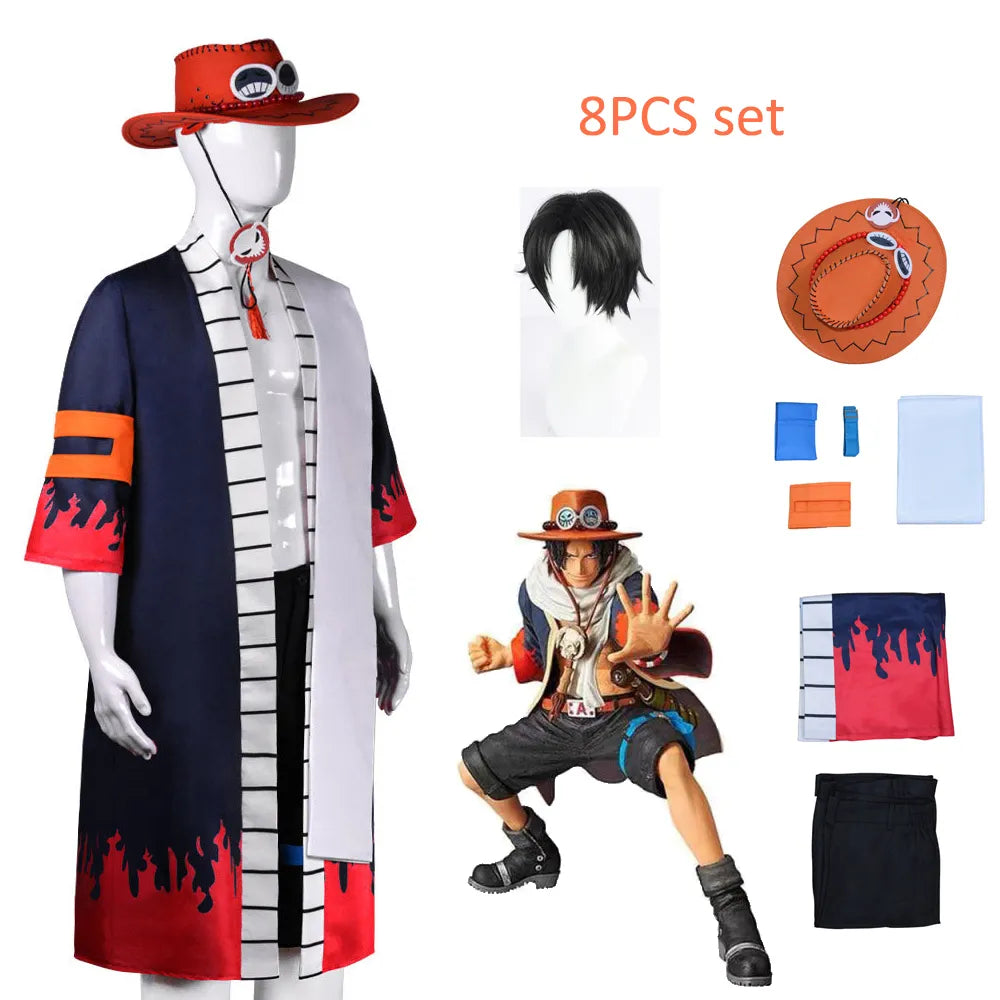 Portgas D Ace Cosplay Costume