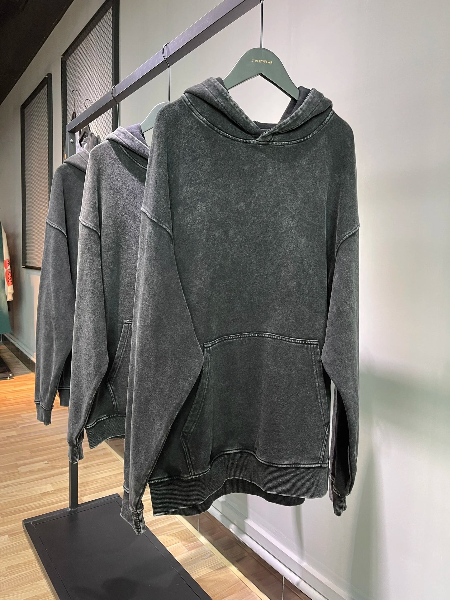 Solo Leveling Vintage Hoodie – Retro Washed Oversized Cotton Pullover
