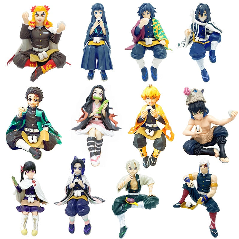 Demon Slayer Sit Eating Figures