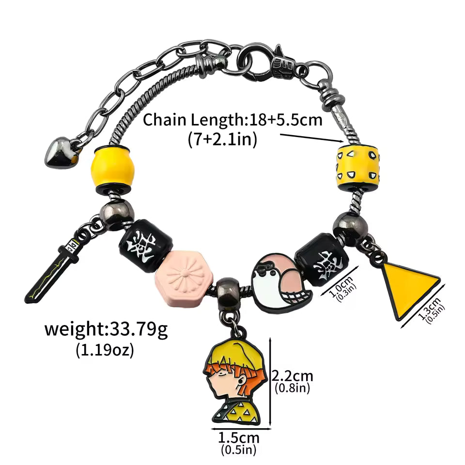 Zenitsu Charm bracelet