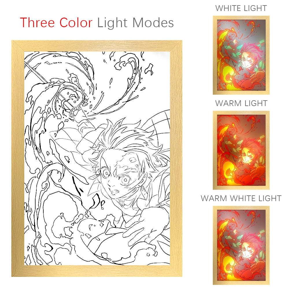 Kamado Tanjiro Light Painting