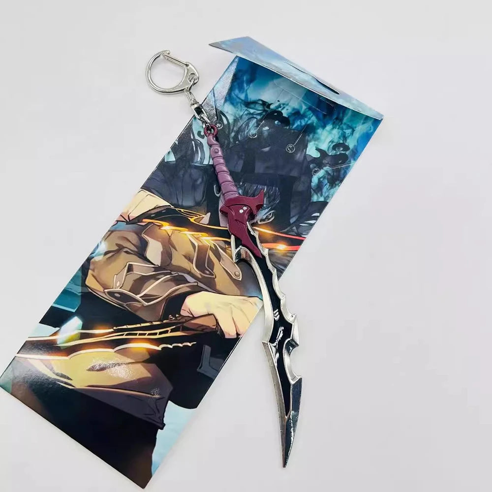 Solo Leveling Anime Keychain – Sword Pendant Keyring