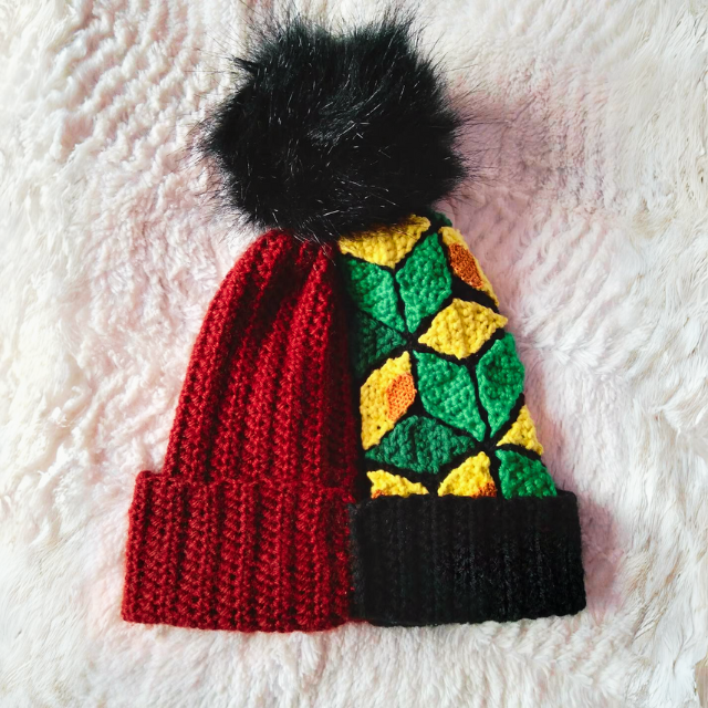 Anime-Inspired Water Pillar Crochet Hat Pattern