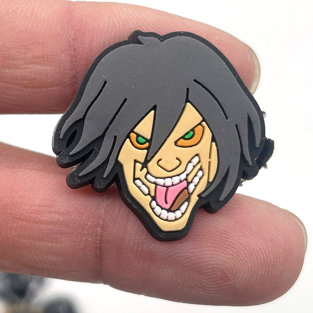 Attack On Titan Croc Charms