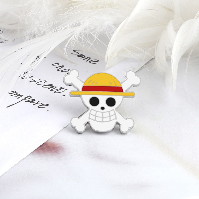 Skeleton Brooch Pirate Skull Pins