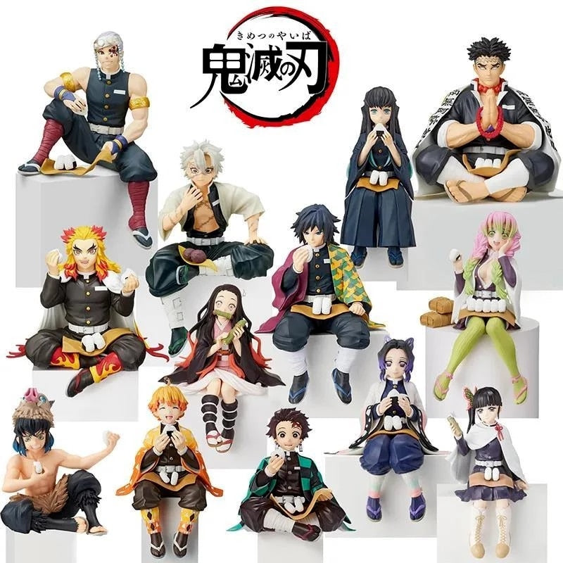 Demon Slayer Sit Eating Figures
