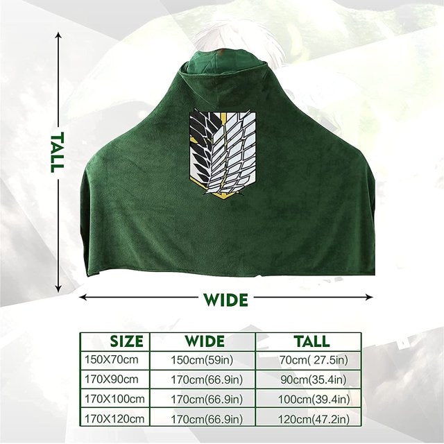 ScoutVeil™ Freedom Crest Hooded Cloak Blanket