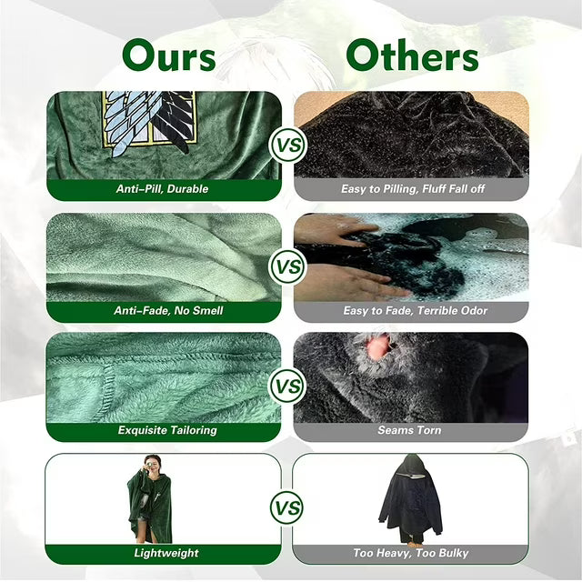 ScoutVeil™ Freedom Crest Hooded Cloak Blanket