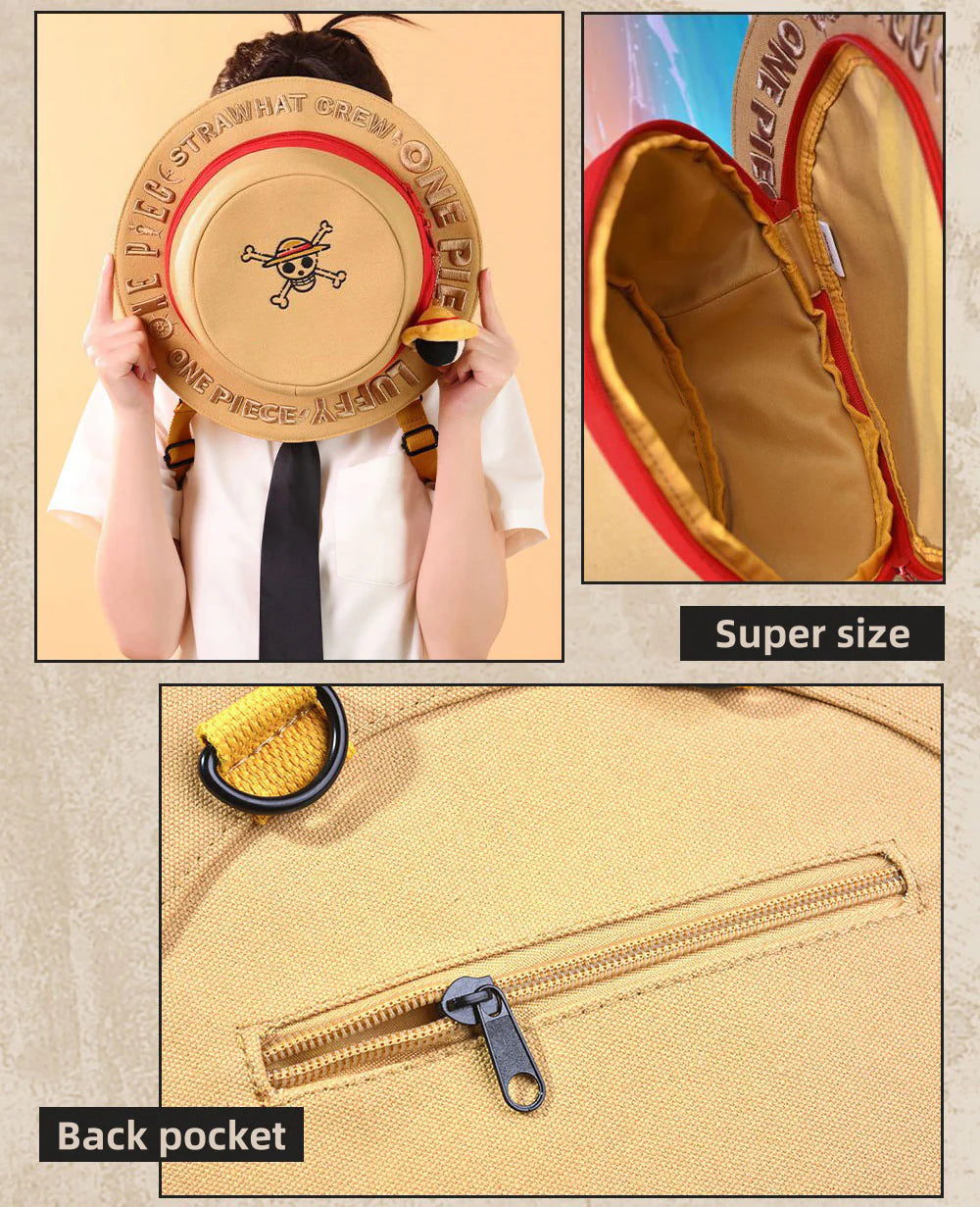 Luffy Straw Hat Backpack