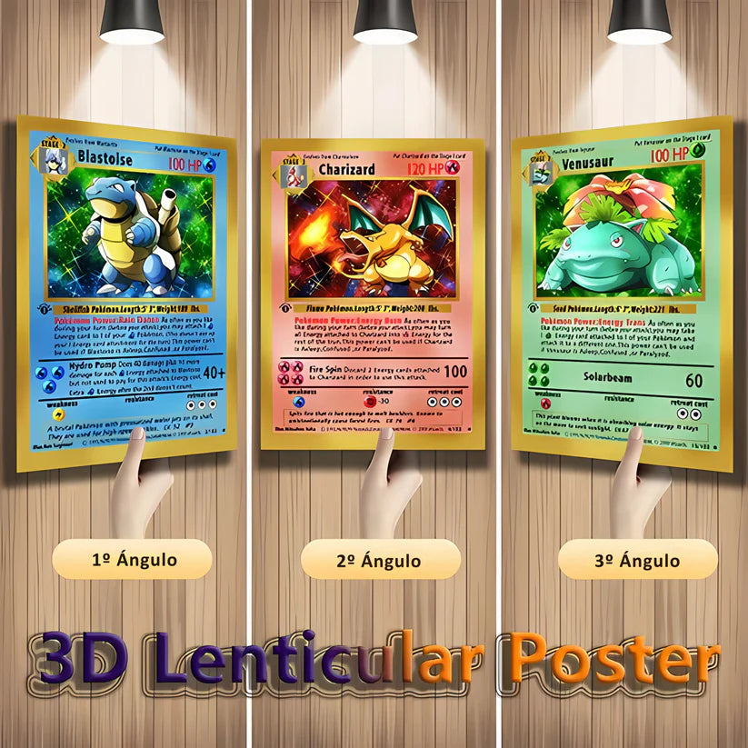 Pokemon Lenticular 3D Poster