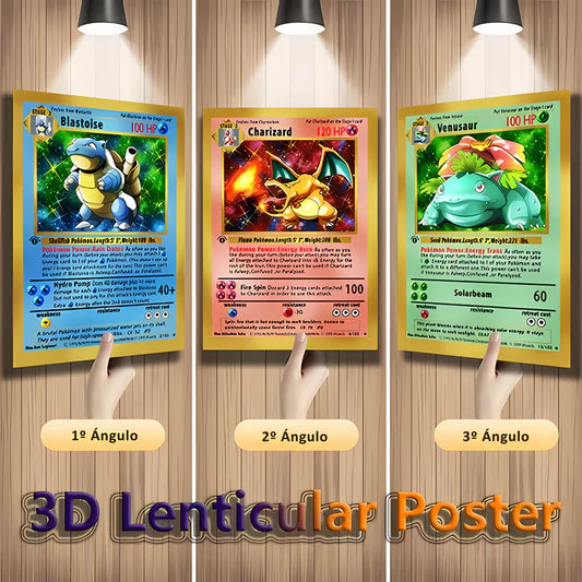 Pokemon Lenticular 3D Poster