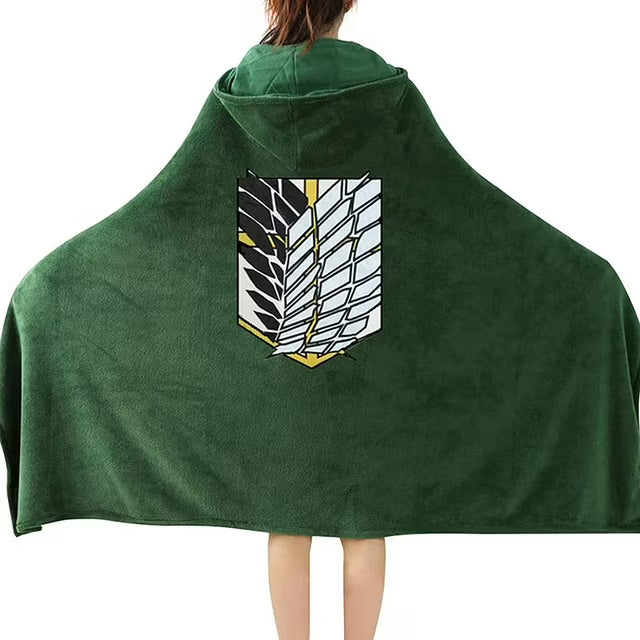 ScoutVeil™ Freedom Crest Hooded Cloak Blanket