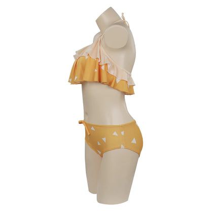 Zenitsu Cosplay Costume Swimwear