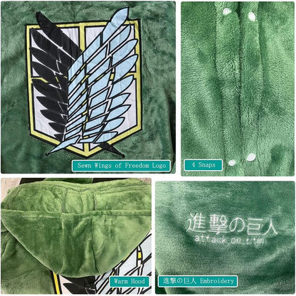 ScoutVeil™ Freedom Crest Hooded Cloak Blanket