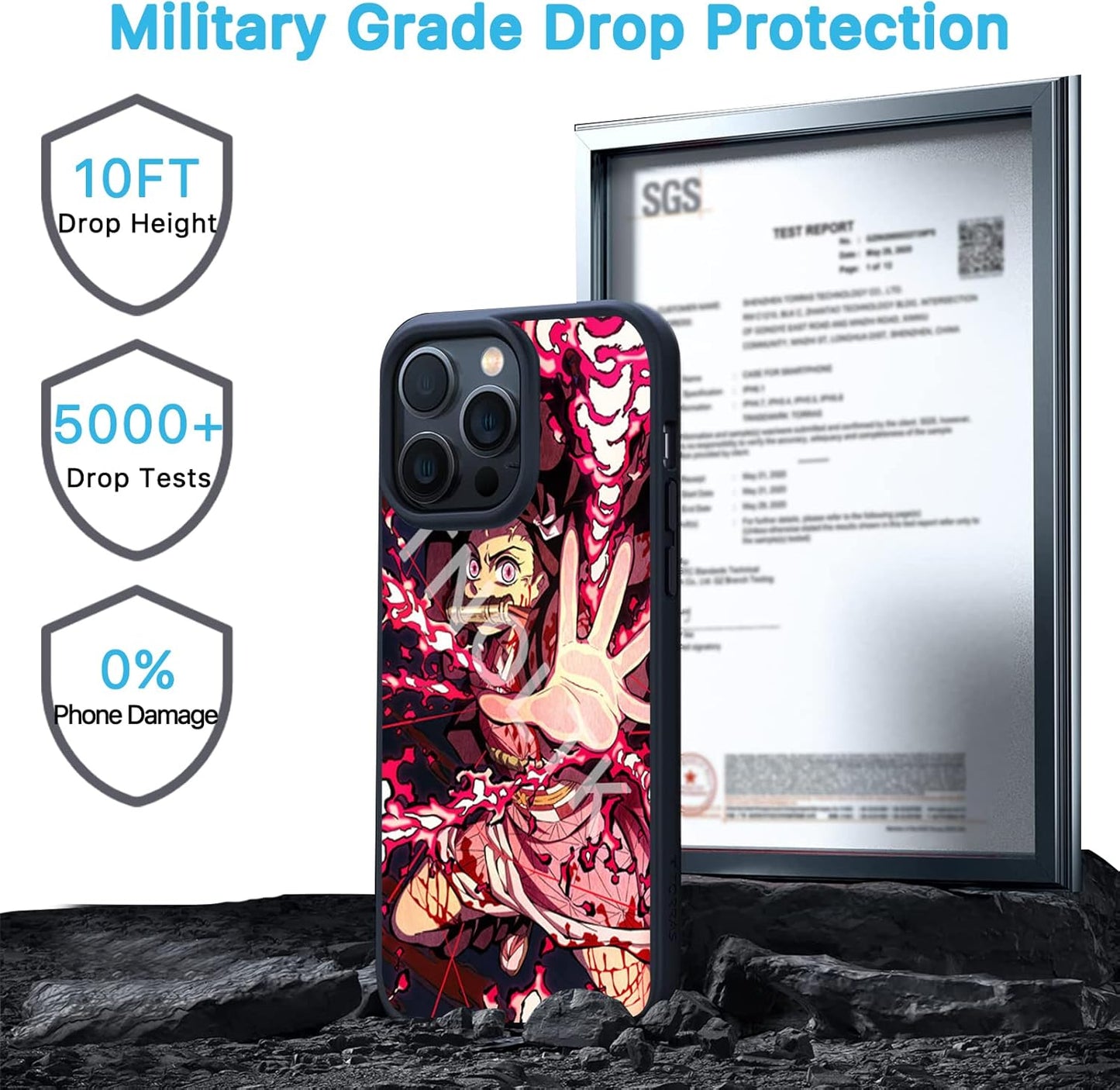 Demon Slayer 3D iPhone Case