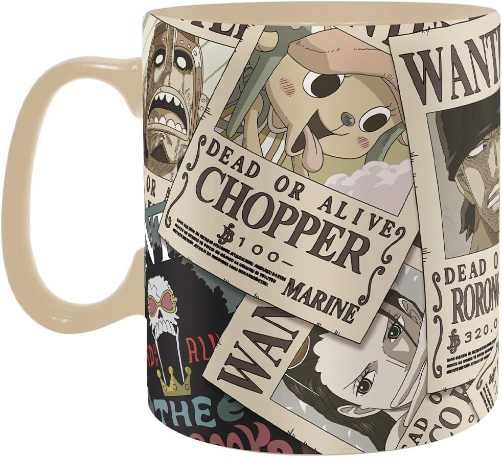 One Piece Straw Hat Crew Magic Mug & Coaster Set