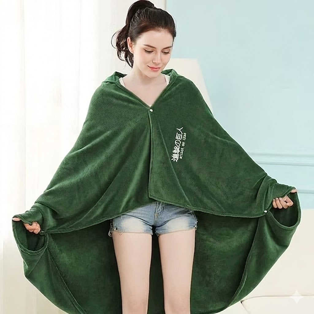 ScoutVeil™ Freedom Crest Hooded Cloak Blanket