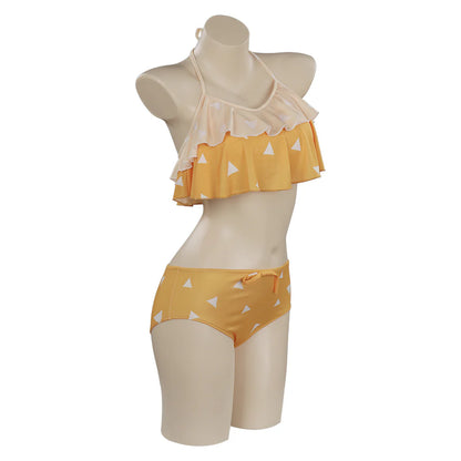 Zenitsu Cosplay Costume Swimwear