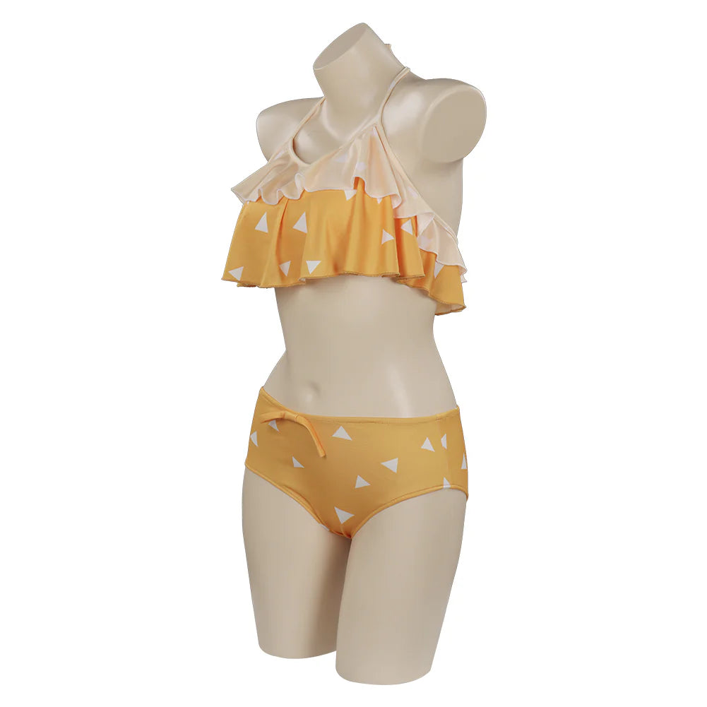 Zenitsu Cosplay Costume Swimwear