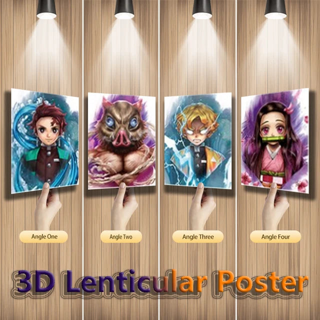 Demon Slayer 3D Motion Posters
