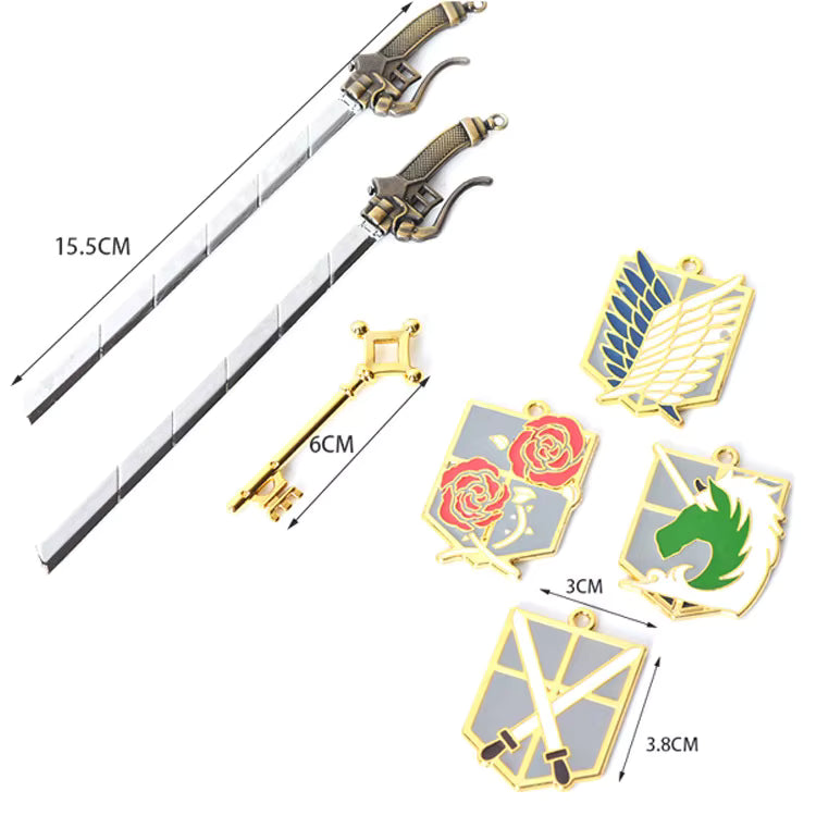 Attack on Titan Jewelry Set