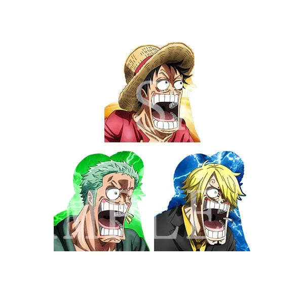 Luffy/Zoro/Sanji 3D Motion Stickers