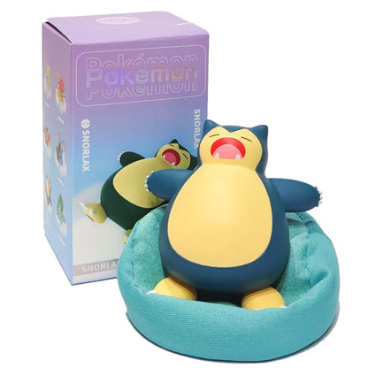 Genuine Pokemon Starry Dream Series Anime Figures With Plush Base Model Dolls Toy Pikachu Jirachi Eevee Komala Snorlax Kids Gift