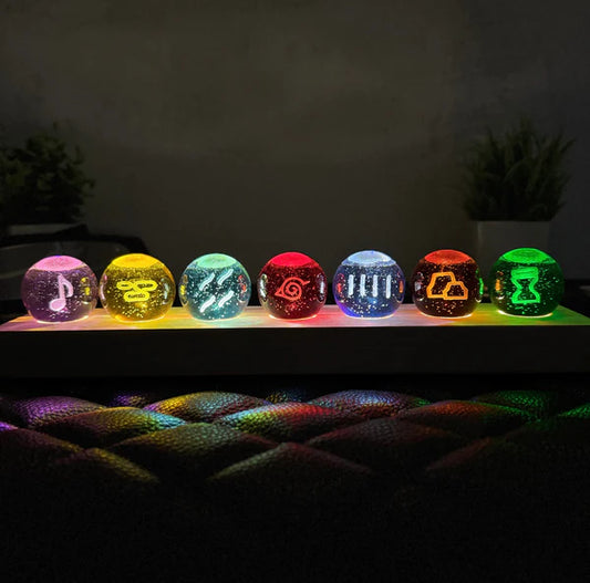 Glowing Naruto Spheres