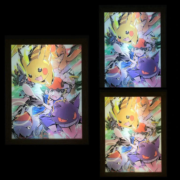 Cropped Pokemon Frame Pokémon Light-Up Frame – Animeancy