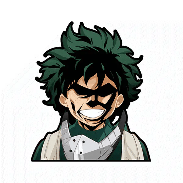 My Hero Academia ‘Izuku Midoriya’ Vinyl Car 3D Motion Sticker