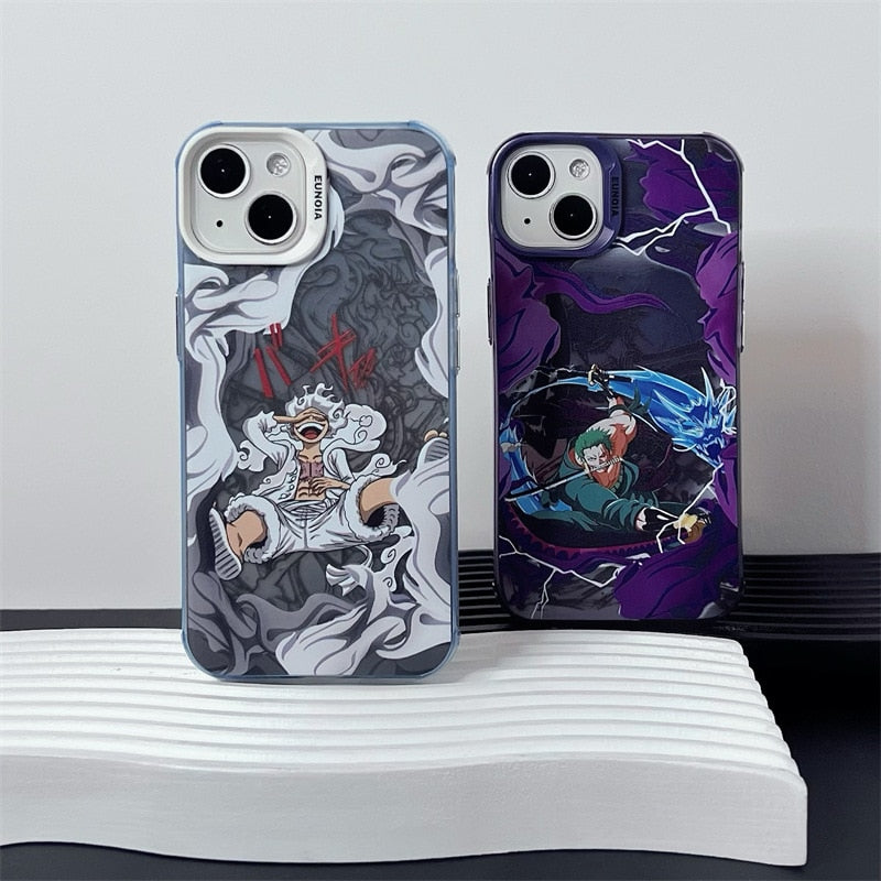 gear 5 phone case Luffy gear 5 & Roronoa Zoro Phone Case – Animeancy
