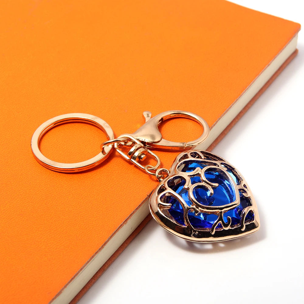 Crimson Heart Keychain