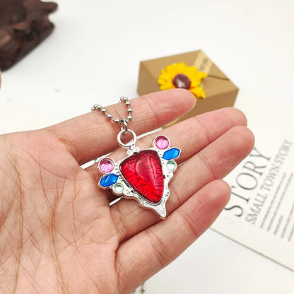 Red Stone Of Aja Necklace