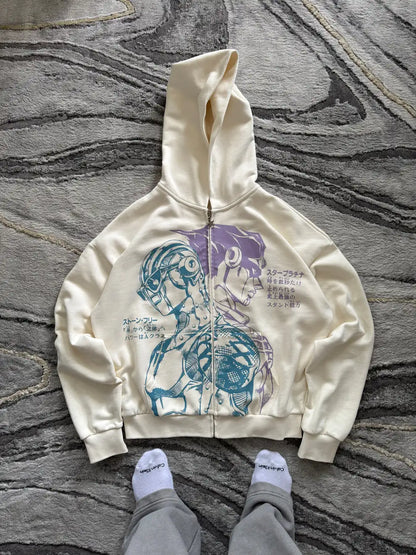JJBA Zip-Up Hoodie