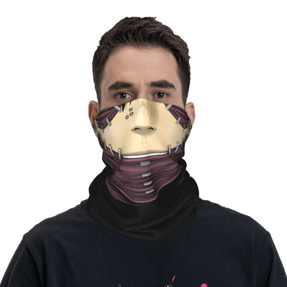Bakugou Katsuki Logo X Bandana Winter Neck Warmer Windproof Wrap Face Scarf for Ski Boku No My Hero Academia Gaiter Headband