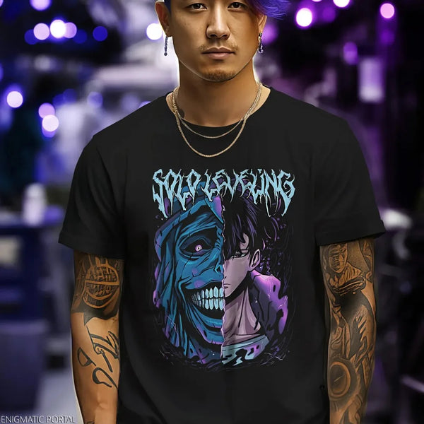 Solo Leveling Shadow Monarch T-Shirt – Anime-Inspired Casual Wear