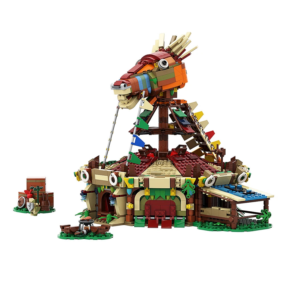 Zelda Horse Stable Building Block Set