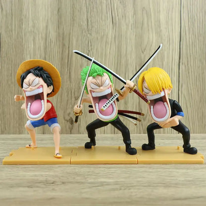 Luffy, Zoro & Sanji – Trio Action Figure Set