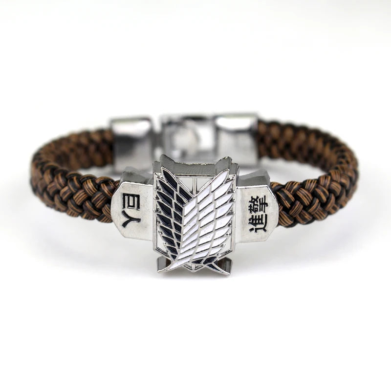 Attack on Titan Leather Bracelet