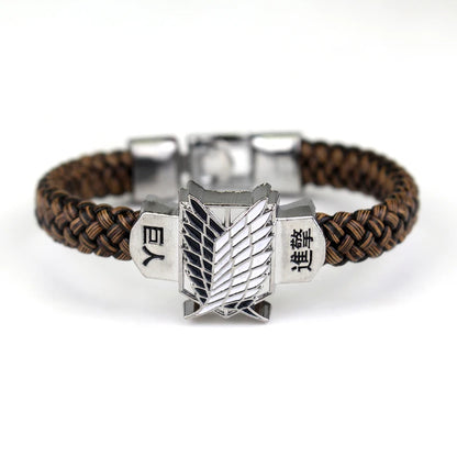 Attack on Titan Leather Bracelet