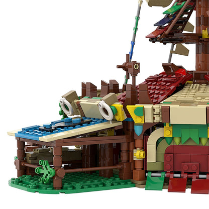 Zelda Horse Stable Building Block Set